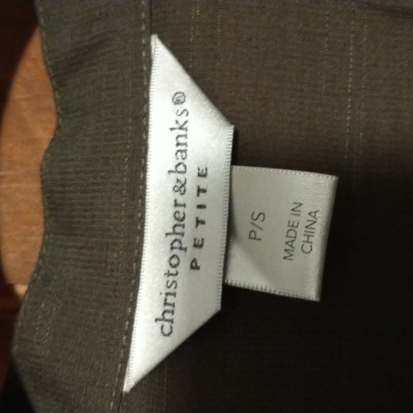 Christopher & Banks woman's size SP 3/4 sleeve lightweight nylon/rayon top - Picture 2 of 12